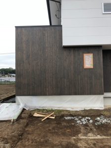栃木県宇都宮市,外壁塗装工事,OSMOウッドステインプロテクター,板版