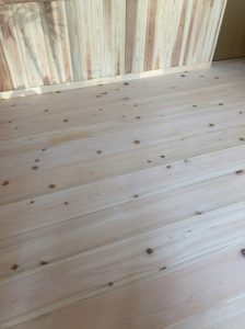 栃木県栃木,室内腰壁,床・建具の塗装工事