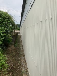 栃木県佐野市,トタン倉庫の外壁塗り替え工事