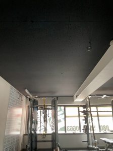 佐野市,ジム・スタジオの天井塗替え
